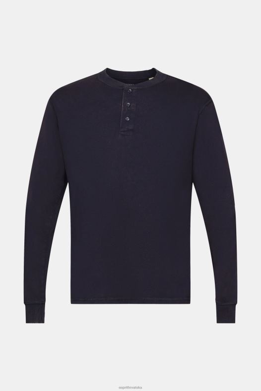 Esprit muškarci gornji dio dugih rukava s gumbima mornarica dugi rukav A48RT772