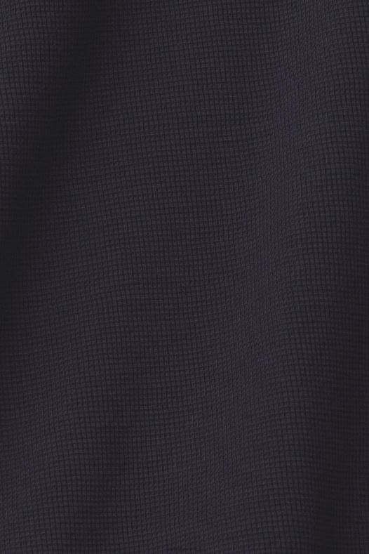 Esprit muškarci vaflasti top s dugim rukavima, 100% pamuk mornarica dugi rukav A48RT695