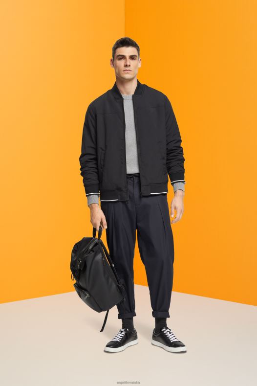 Esprit muškarci balon hlače crno hlače & hlače A48RT837