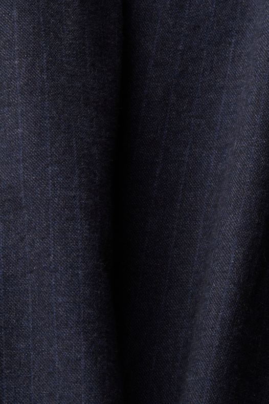 Esprit muškarci hlače na pruge s uzicom za pojas tamno plava hlače & hlače A48RT816