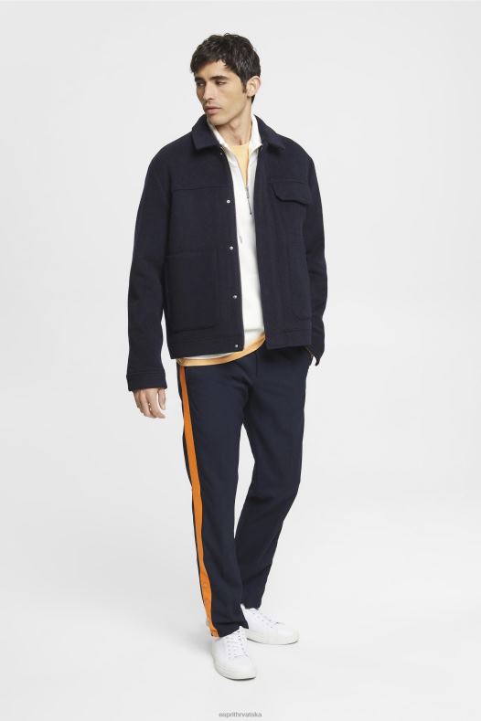 Esprit muškarci krojene hlače u stilu trenirke mornarica hlače & hlače A48RT694