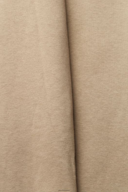 Esprit muškarci od recikliranog materijala: donji dio trenirke sa širokim nogavicama blijedo kaki hlače & hlače A48RT941