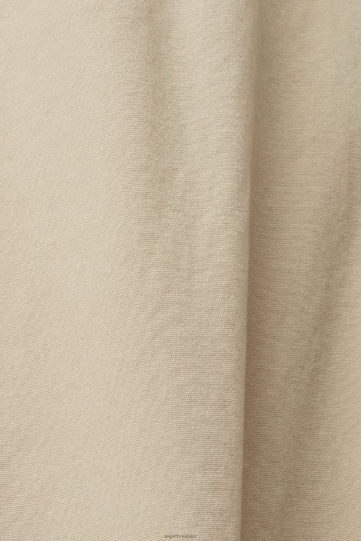 Esprit muškarci pamučne sužene cargo hlače u stilu joggera pijesak hlače & hlače A48RT674