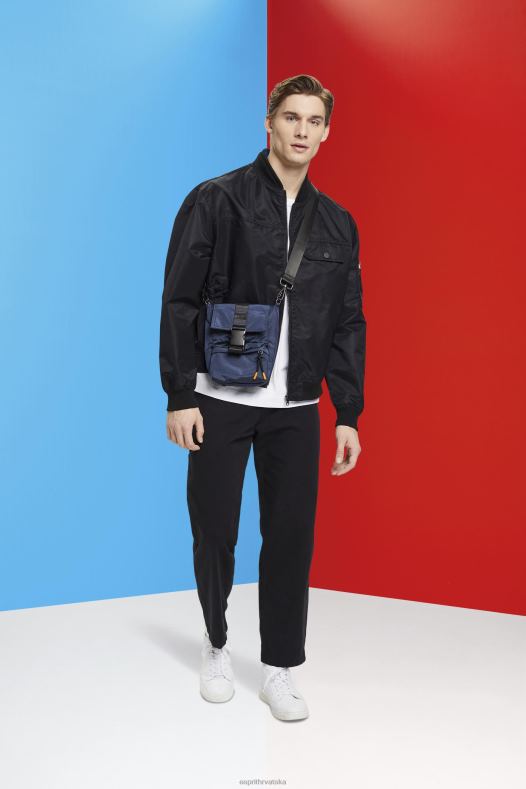 Esprit muškarci Bomber jakna crno jakne A48RT676