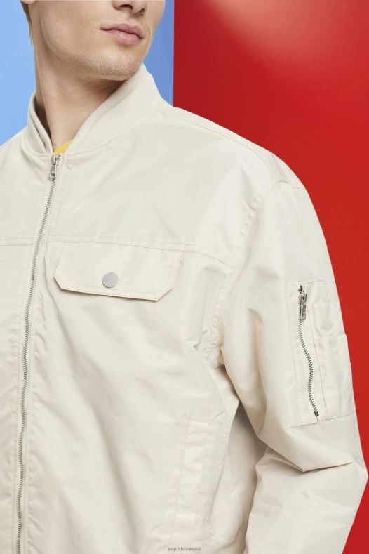 Esprit muškarci Bomber jakna svijetlo taupe jakne A48RT677