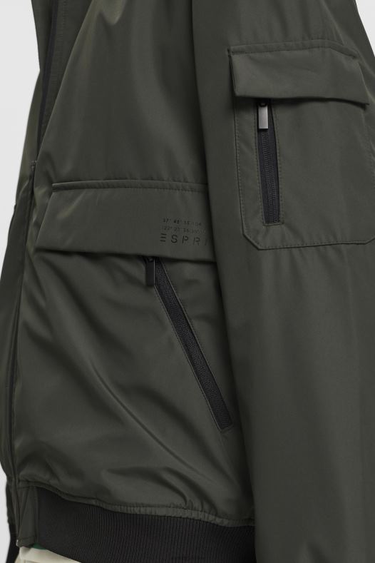 Esprit muškarci jakna u bomber stilu tamni kaki jakne A48RT767