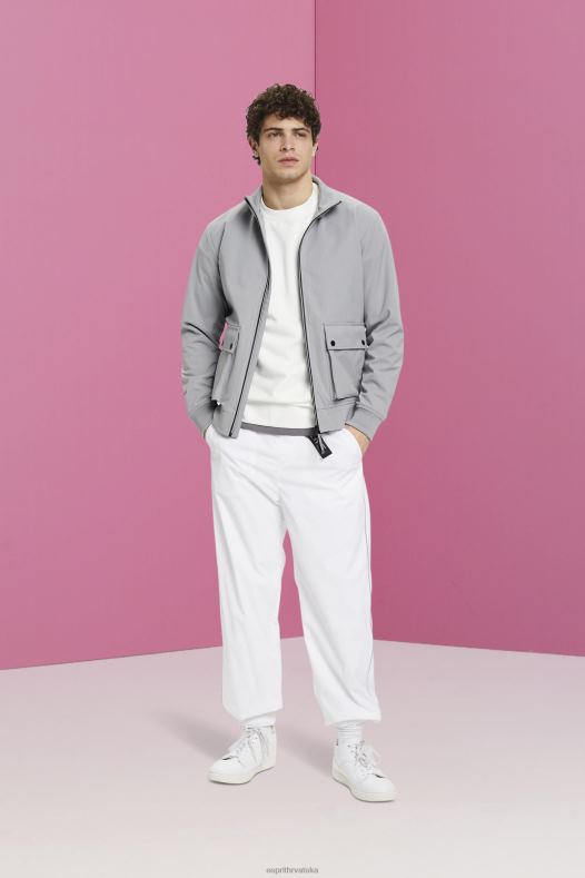 Esprit muškarci riblja kost softshell jakna srednje siva jakne A48RT729