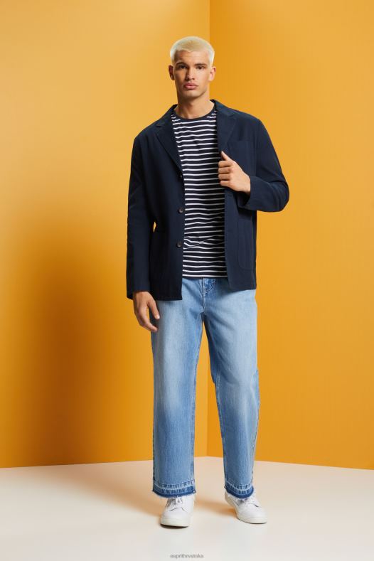 Esprit muškarci sako od pamučnog kepera mornarica jakne A48RT621