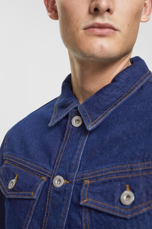 Esprit muškarci traper jakna plavo tamno pranje jakne A48RT879