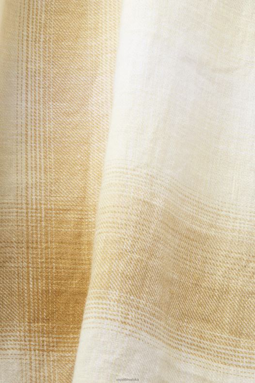 Esprit muškarci karirana tartan košulja od mješavine pamuka i konoplje led košulje A48RT714