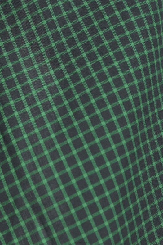 Esprit muškarci karirana uska košulja tamno plavozelena košulje A48RT688