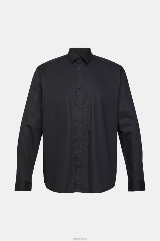 Esprit muškarci košulja crno košulje A48RT900