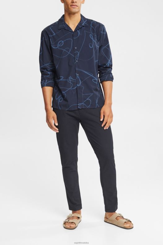 Esprit muškarci košulja s uzorkom mornarica košulje A48RT910