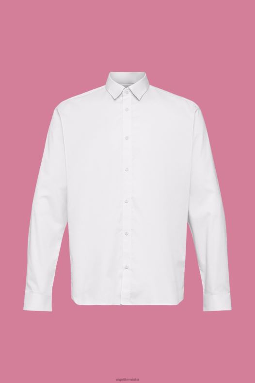 Esprit muškarci održiva pamučna košulja svijetlo plava košulje A48RT832