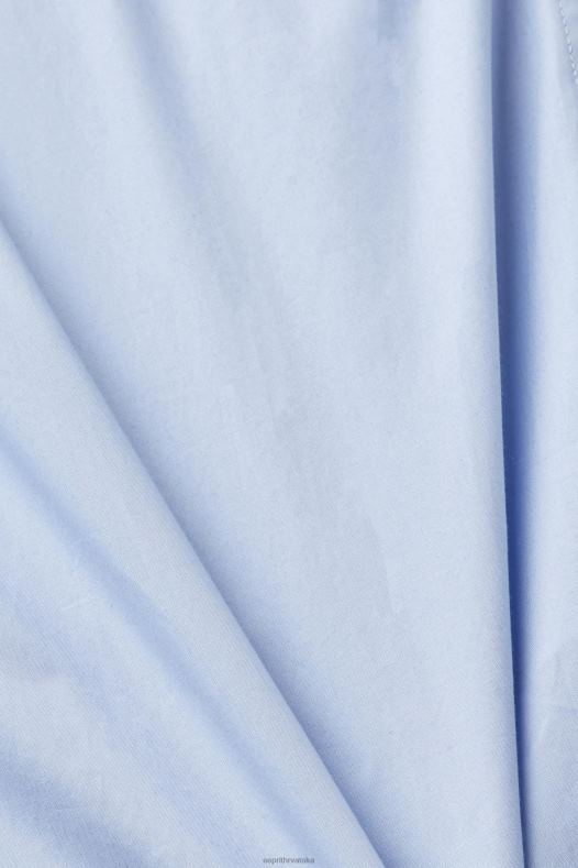 Esprit muškarci pamučna košulja na kopčanje pastelno plava košulje A48RT661