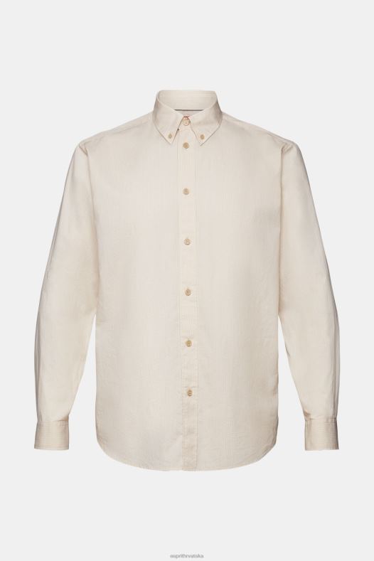 Esprit muškarci pamučna košulja od poplina pijesak košulje A48RT574