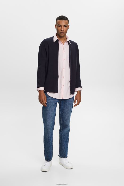 Esprit muškarci pamučna košulja od poplina stara ružičasta košulje A48RT577