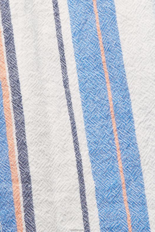 Esprit muškarci prugasta košulja kratkih rukava, 100% pamuk svijetlo plava košulje A48RT612