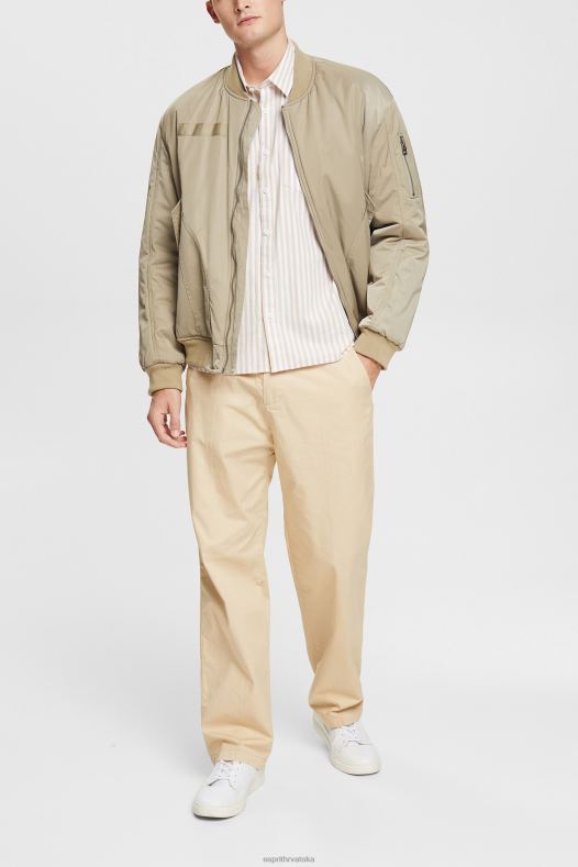 Esprit muškarci prugasta košulja krem bež košulje A48RT871