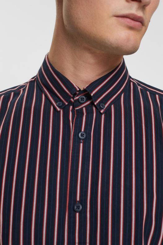 Esprit muškarci prugasta košulja na kopčanje mornarica košulje A48RT885