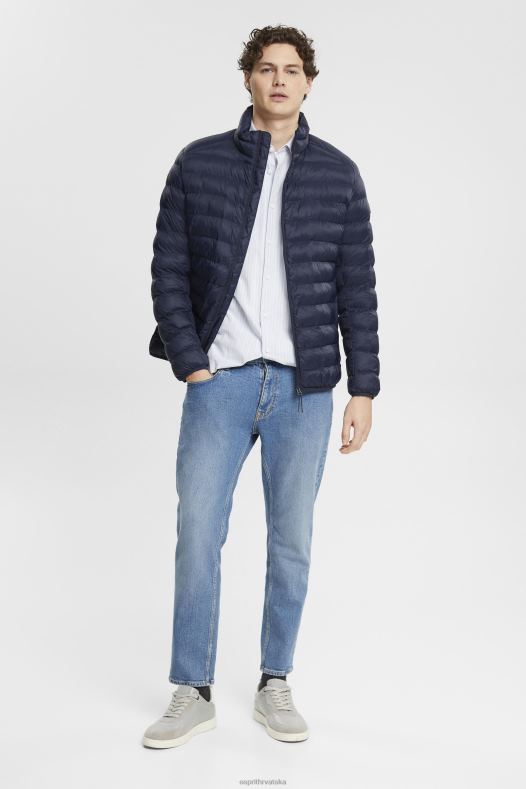 Esprit muškarci prugasta košulja svijetlo plava košulje A48RT686