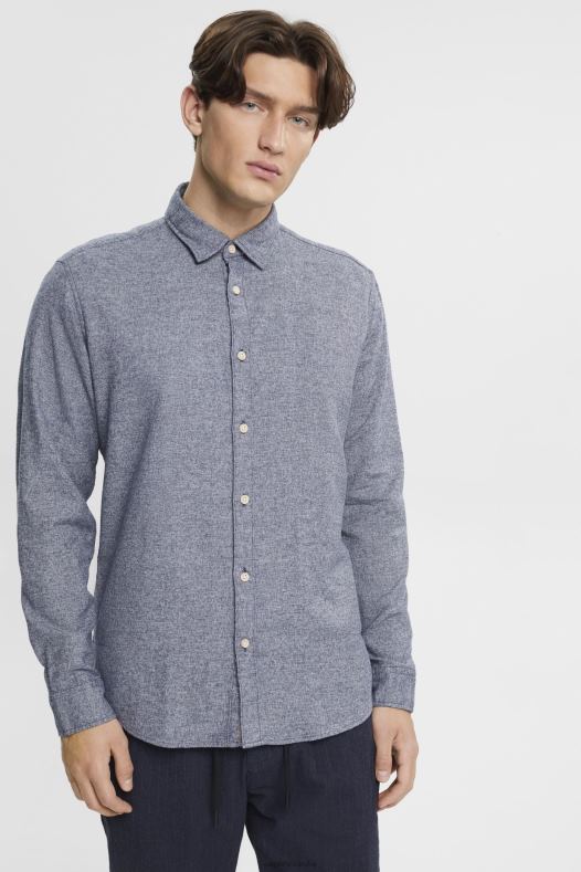 Esprit muškarci uska košulja mornarica košulje A48RT701