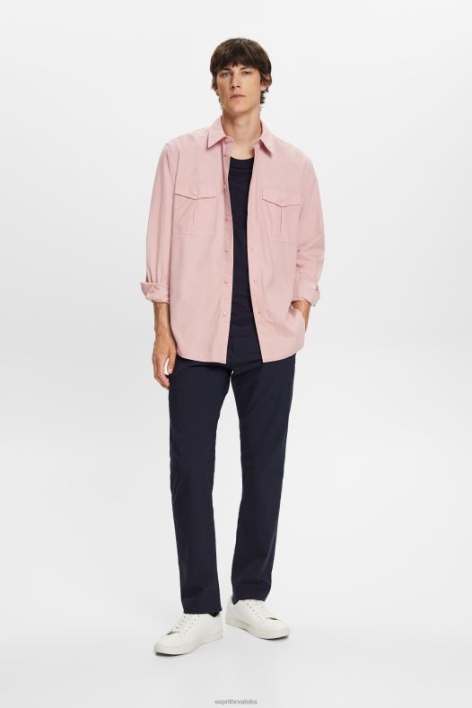 Esprit muškarci utility košulja, 100% pamuk stara ružičasta košulje A48RT573