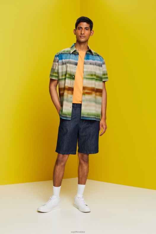 Esprit muškarci chino kratke hlače u jeans izgledu plava crna kratke hlače A48RT614