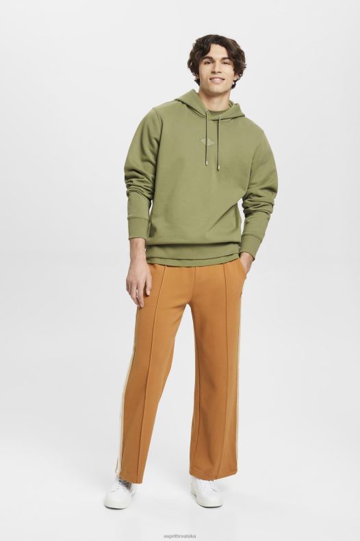 Esprit muškarci majica s kapuljačom s logotipom na prsima maslina majice i majice s kapuljačom A48RT640