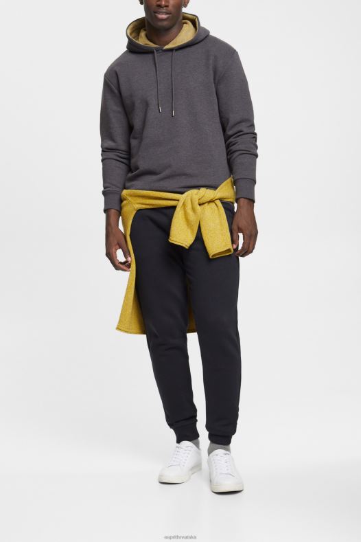 Esprit muškarci majica s kapuljačom tamno siva majice i majice s kapuljačom A48RT887