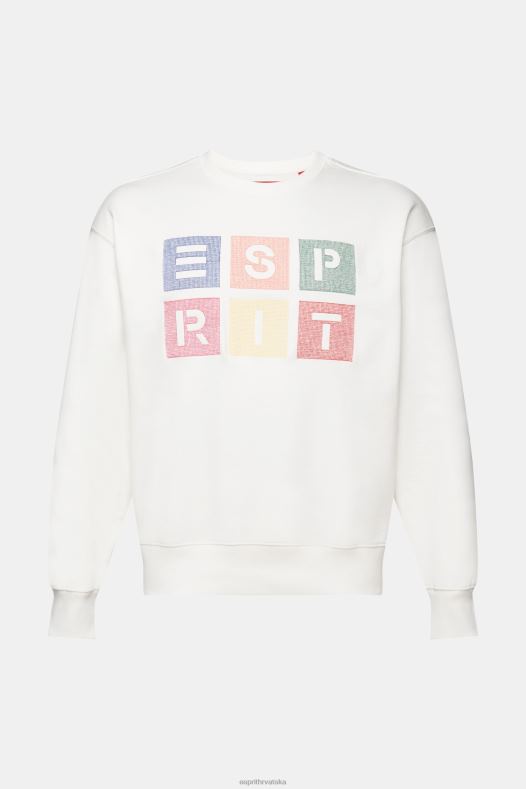 Esprit muškarci majica s logom, 100% organski pamuk prljavo bijelo majice i majice s kapuljačom A48RT580