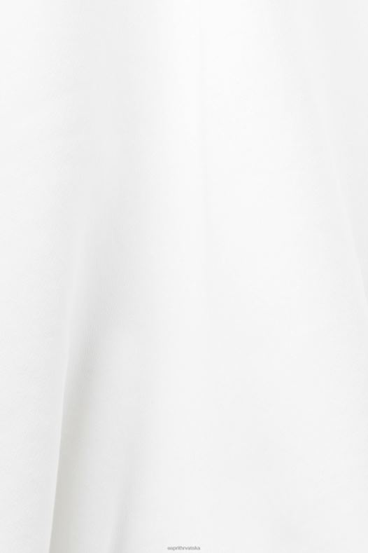 Esprit muškarci majica s printom logotipa bijela majice i majice s kapuljačom A48RT648