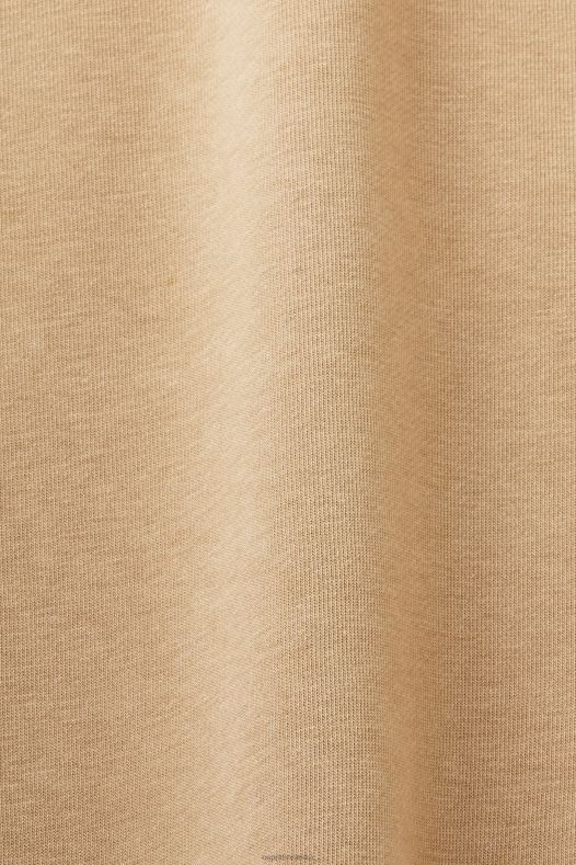 Esprit muškarci majica s printom logotipa kaki bež majice i majice s kapuljačom A48RT773