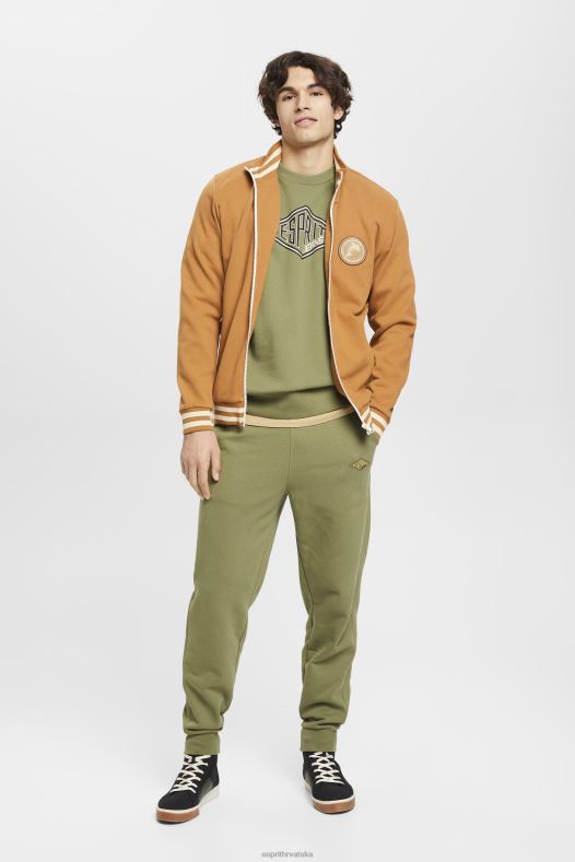 Esprit muškarci majica s printom logotipa maslina majice i majice s kapuljačom A48RT656