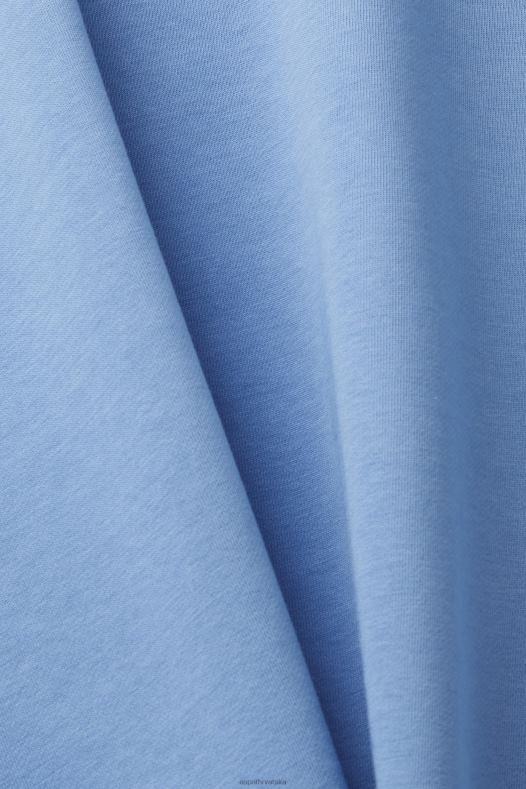 Esprit muškarci majica s printom logotipa svijetloplava boja lavande majice i majice s kapuljačom A48RT651