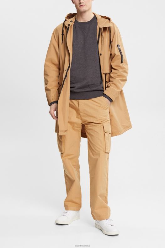 Esprit muškarci od recikliranog materijala: trenirka tamno siva majice i majice s kapuljačom A48RT942