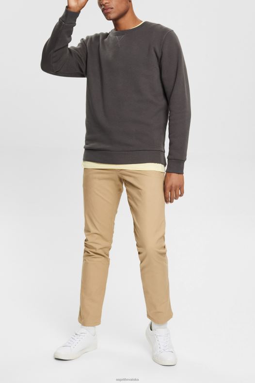 Esprit muškarci održiva majica s okruglim izrezom crno majice i majice s kapuljačom A48RT935