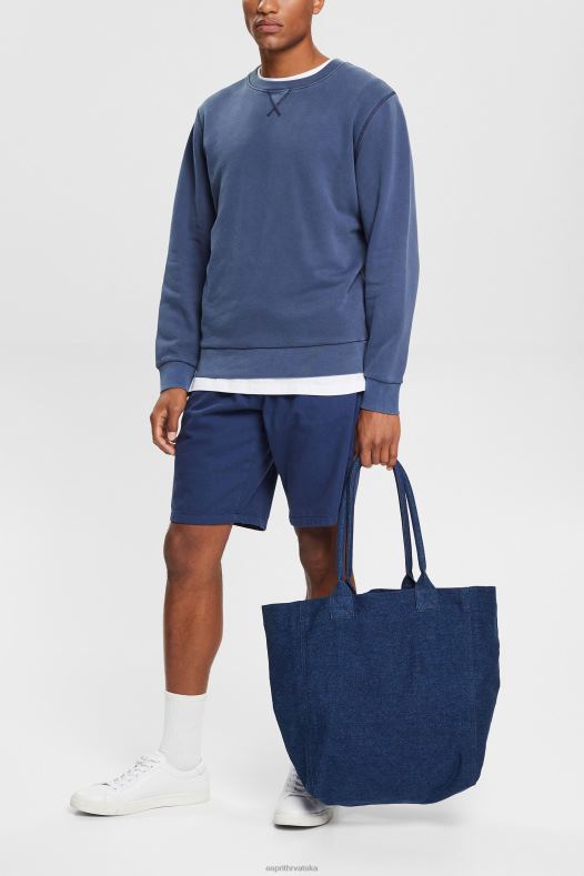 Esprit muškarci održiva majica s okruglim izrezom mornarica majice i majice s kapuljačom A48RT936