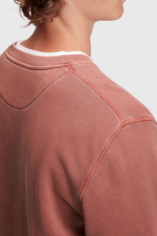 Esprit muškarci održiva majica s okruglim izrezom terakota majice i majice s kapuljačom A48RT937