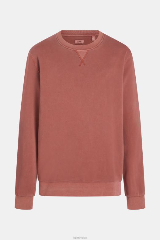 Esprit muškarci održiva majica s okruglim izrezom terakota majice i majice s kapuljačom A48RT937