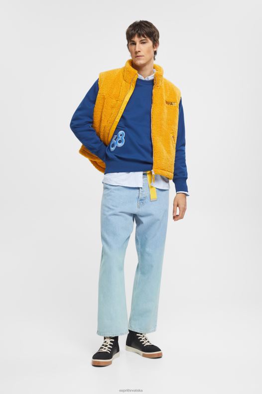 Esprit muškarci sveučilišna majica s zakrpama tinta majice i majice s kapuljačom A48RT809