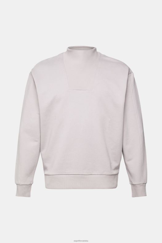 Esprit muškarci trenirka s podignutim ovratnikom lavanda majice i majice s kapuljačom A48RT953