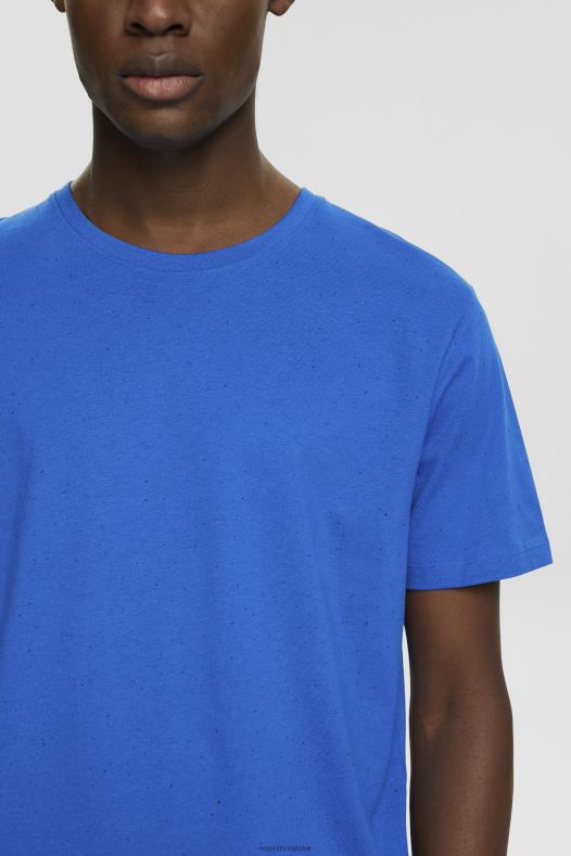 Esprit muškarci majica kratkih rukava s pjegama plava majice kratkih rukava A48RT781