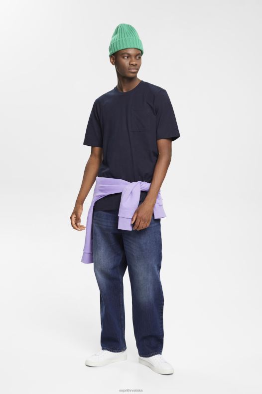 Esprit muškarci majica od dresa mornarica majice kratkih rukava A48RT681