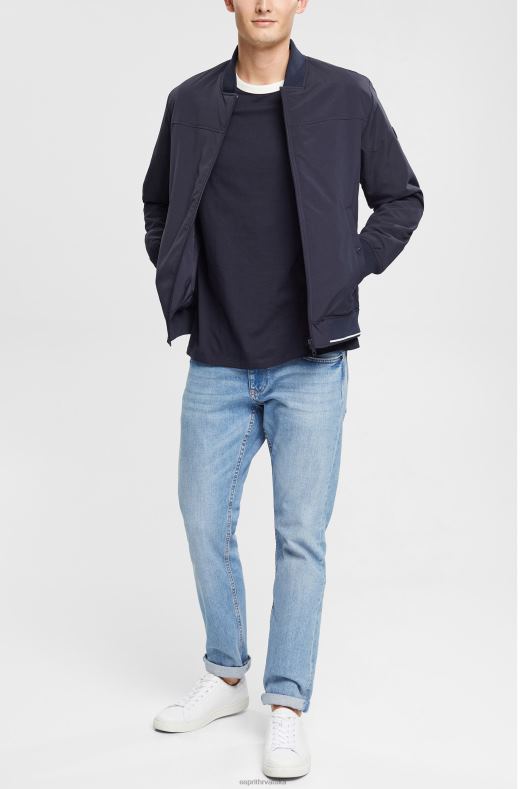 Esprit muškarci majica od dresa mornarica majice kratkih rukava A48RT956