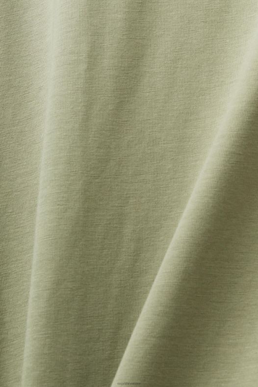 Esprit muškarci majica od dresa svijetli kaki majice kratkih rukava A48RT746