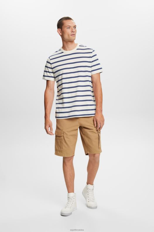 Esprit muškarci majica od žerseja na pruge, 100% pamuk led majice kratkih rukava A48RT591