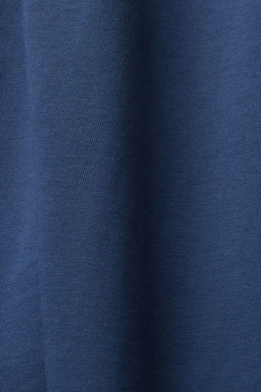 Esprit muškarci majica od žerseja s printom, 100% pamuk sivo plava majice kratkih rukava A48RT585