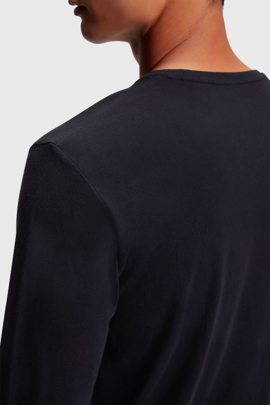 Esprit muškarci majica s printom logotipa crno majice kratkih rukava A48RT862