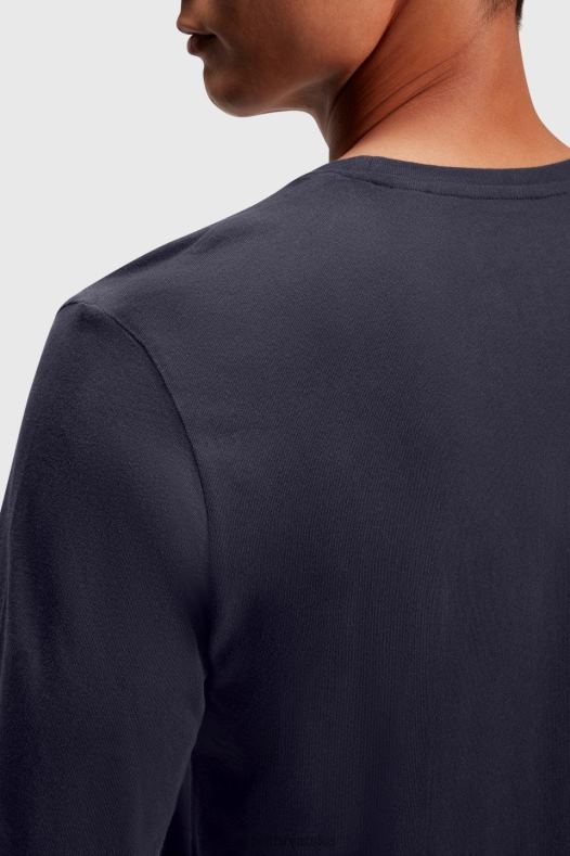 Esprit muškarci majica s printom logotipa mornarica majice kratkih rukava A48RT866